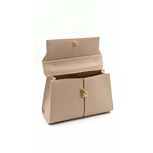 Sac à main structuré en cuir de vache véritable avec imprimé animal - Fabriqué en Italie - Product Image 3