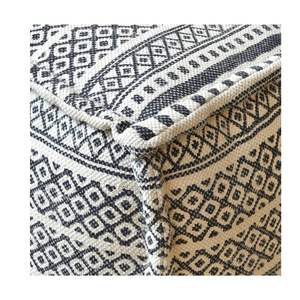 Best Selling Artistic Printed Cotton <b>Pouf</b> Ottoman Handmade Floor Cushion Footrest Pouffe <b>Round</b> Seat Living Room Decor Cover Sale - Product Image 2