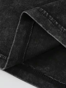 Boxy Fit camiseta en blanco personalizada hombres francés Terry sudor Camiseta 100% algodón Pima orgánico camiseta 300 GSM peso pesado camiseta de gran tamaño - Product Image 5