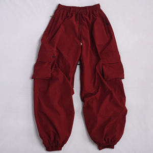 Haute qualité OEM imperméable respirant Baggy neige pantalon pour homme Durable fermeture éclair 100% Nylon Polyester doublure hiver snowboard - Product Image 1