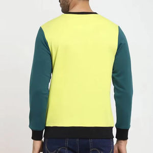 Sudadera con cuello redondo Nuevo diseño Hombres Venta caliente OEM Hombres por encargo Hombres Lavado ácido Sudadera con capucha - Product Image 5