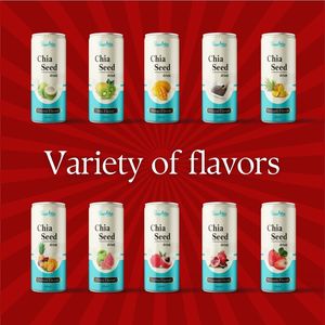 Sabor de cóctel de bebidas de Semilla de Chía de 320ml del fabricante de bebidas Interfresh Vietnam y servicio global OEM ODM - Product Image 6