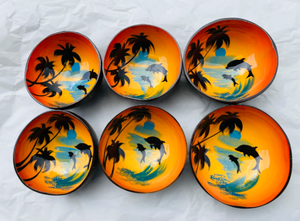 Handcrafted Customizable Logo Gift Set Featuring Sustainable Polished Natural Shell <b>Bowls</b> and Smooth Organic <b>Coconut</b> <b>Bowls</b> - Product Image 2