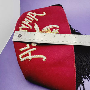 Chapeau de Fès Shriners Vintage avec pompon et strass franc-maçon chapeau maçonnique - Product Image 6