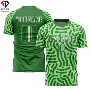 Maillot de football à manches courtes en maille 100% Polyester, personnalisé, imprimé, vente en gros, Design Unique, fabriqué au pakistan, 2022 - Product Image 3