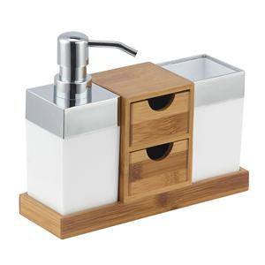 Accessoires de salle de bain MSV KEA BAMBOO et PS, gobelet - Product Image 1