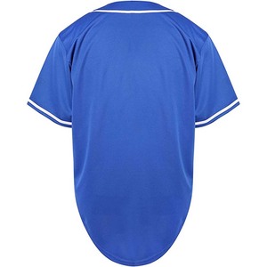 Youth Outfits Sublimation Custom Logos Baseball Jersey Front Full Button <b>Down</b> High Quality Baseball Jerseys - Product Image 3