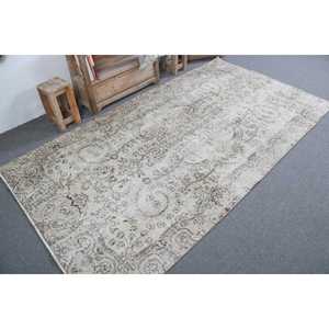 พรมวินเทจตุรกี ขนาด 4.6x8.4 ฟุต (139x256 ซม.) พรมขนสัตว์สีเทา - Product Image 2