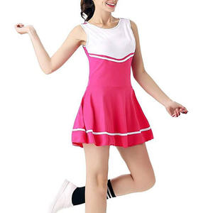 2022 nouveauté femmes léger coton Cheerleading uniforme couleur unie vêtements pour adultes - Product Image 4