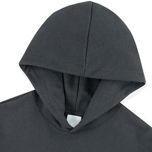 Sudadera con Capucha de Algodón French Terry con Dobladillo Cortado para Hombre, Sudadera de Alta Calidad de 450 Gsm con Logotipo Personalizable - Product Image 3