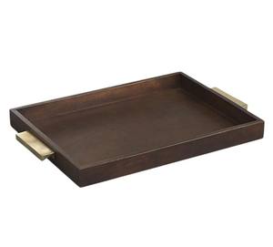 Plateau de service en bois en gros d'usine directe idéal pour l'hôtel Restaurant plateau de vaisselle plateau de petit déjeuner en bois décoratif - Product Image 3