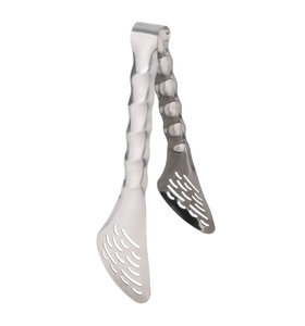 Pinzas rectas de acero inoxidable para Chef profesional, pinzas para servir en restaurantes de cocina y hoteles, aspecto de diseñador, artesanía Natural - Product Image 6