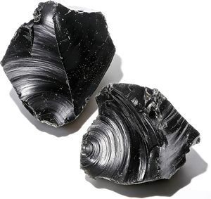 Obsidienne noire naturelle 100g, cristal brut, <span class=keywords><strong>pierre</strong></span> énergétique de guérison, décoration d'intérieur, aide à la méditation, équilibrage des chakras, cadeau pour femmes - Product Image 1