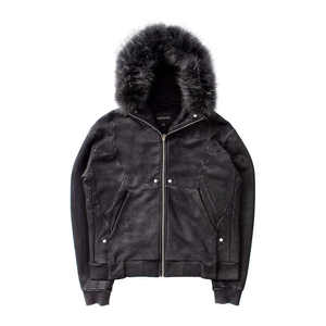 Hooded Leather Outerwear Soft Feel Comfortable Design Custom Logo Option for Street Fashion Travel Daily Wear and Casual Looks - Product Image 4