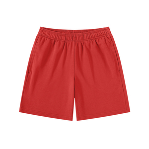 Short d'été décontracté pour homme en tissu peigné 100% polyester Logo avant Taille haute Cordon respirant Service OEM - Product Image 5