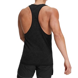 Ropa deportiva de secado rápido para hombre, camiseta sin mangas de algodón y poliéster con logotipo personalizado, camiseta sin mangas de alta calidad para hombre - Product Image 6