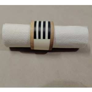 Ensemble de ronds à serviette en résine multicolore de la meilleure conception Vaisselle multiforme pour la maison et le restaurant Cuisine Nouveau style de vaisselle - Product Image 6