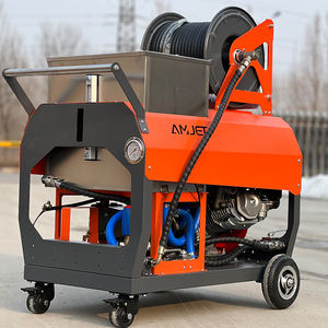 Amjet Précision bon marché Abordable Sécurité commodité <span class=keywords><strong>pompe</strong></span> débit Barre parallèle moteur <span class=keywords><strong>à</strong></span> essence machine de nettoyage des égouts - Product Image 3