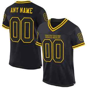 Camisetas personalizadas de fútbol americano de alta calidad para adultos jóvenes de talla grande técnica de sublimación camisetas deportivas en blanco Tops - Product Image 5