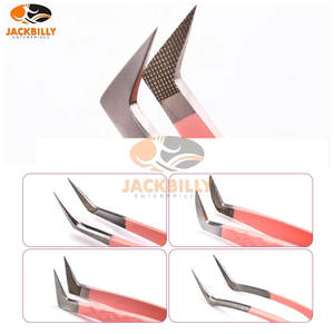 Pinzas Profesionales para Cejas de Acero Inoxidable con Punta Inclinada, Alta Calidad, Agarre Perfecto, Herramienta de Belleza de Precisión - Product Image 2