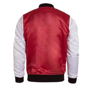 Chaqueta de bombardero de vuelo bordada de alta calidad para hombre, nuevo diseño para invierno con parches personalizados en la parte delantera - Product Image 2