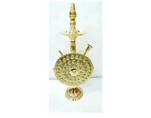 Meilleure qualité Offre Spéciale gravure à la main complexe Design Unique martelé futuriste table Top laiton narguilé - Product Image 6