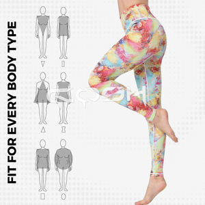 Nuevo diseño de transferencia de calor de impresión de las mujeres Legging Proveedor de Pakistán - Product Image 4