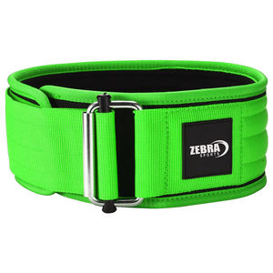 เข็มขัดยกน้ำหนักไนลอนไนลอนสำหรับใช้ในยิมเข็มขัดยกน้ำหนักแบบล็อกด้วยตนเองสำหรับใช้ในโรงยิมออกแบบโลโก้ได้ตามต้องการ - Product Image 3