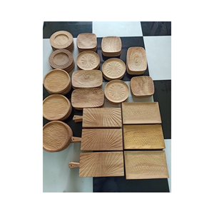 Plateau en bois en vrac vente chaude pour thé café fruits dessert gâteau collation bonbon eau Plateau rond en bois pour tous les usages - Product Image 3