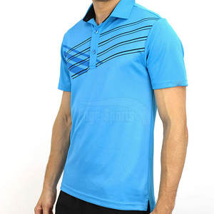 Diseñe su propia camiseta Polo de sublimación para hombres Precio bajo Camiseta Polo de sublimación de alta calidad - Product Image 2