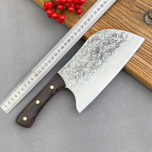 Service OEM personnalisé de haute qualité 5Cr15 trancheuse tranchante en acier inoxydable couteaux de cuisine à viande couteau de boucher 8 pouces couteau à hacher couperet - Product Image 6