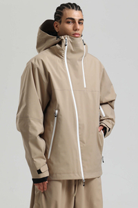 Traje de Esquí y Snowboard Azul Oscuro para Hombre, Chaqueta Impermeable Aislada con Característica Transpirable y Resistente al Viento, Resistente a la Fatiga - Product Image 3