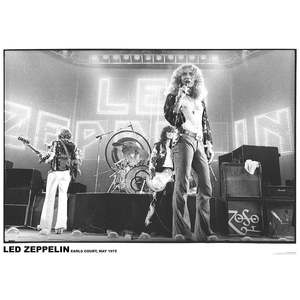 Led Zeppelin Earls Court <b>Poster</b> May 1975 Design Unique Artwork for Music Fans - Product Image 1