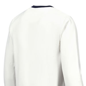 <b>Men's</b> High Quality 100% Cotton Printed <b>Sweatshirt</b> Eco-Friendly Breathable Knitted Top for Autumn Winter Formal Casual <b>White</b> - Product Image 5