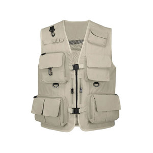 Chaleco de caza de pesca ajustable transpirable cómodo y resistente, chalecos multibolsillos, chaleco de escalada para senderismo - Product Image 2