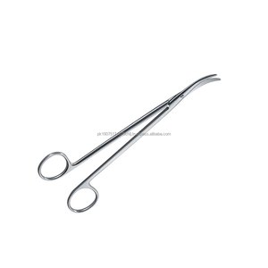 Ciseaux incurvés plats en acier inoxydable Thorek-Feldman, outil de dissection chirurgicale de la vésicule biliaire, certifié CE ISO, OEM, étiquette privée - Product Image 2