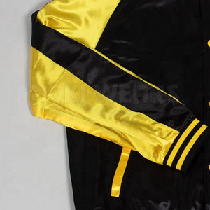 Servicio OEM Chaqueta Universitaria de Satén para Hombre de Alta Calidad, Nueva Chaqueta Universitaria de Satén para Hombre en Venta - Product Image 4