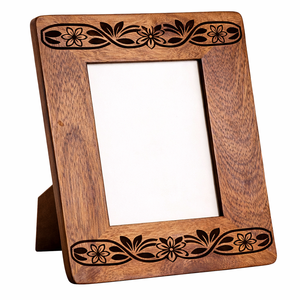 HOT SELLING Stylish <b>Wooden</b> Photo <b>Frame</b> with Oval Pattern Engraving Elegant Design for Personal and Gift Use - Product Image 5