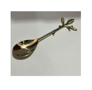 Cuillère dorée en acier inoxydable de haute qualité d'une seule pièce pour cadeau de mariage avec un design haut de gamme et de qualité à un prix très bon marché - Product Image 5