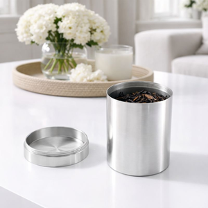 Boîte à thé en laiton de luxe, hermétique, 150 ml, pliable, décoration moderne pour la maison, cuisine, artisanat de qualité supérieure, export - Product Image 4