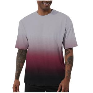 Camiseta de Manga Larga Extra Grande para Hombre, Cuello Redondo, Color Sólido, 100% Algodón, Ropa Deportiva, Personalizable OEM - Product Image 3