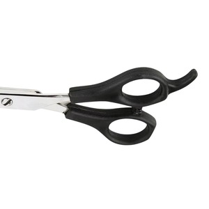 Tijeras de Peluquería Profesionales de Acero Inoxidable Plateado Mate con Mango de Plástico, Rectas y Afiladas, Herramienta de Corte de Pelo de Precisión para Salón - Product Image 4