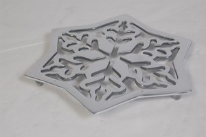 Latest Design <b>Metal</b> Round <b>Trivet</b> Coaster With Brass Gold Color American Style Coaster For Table Decoration in Wholesale - Product Image 3