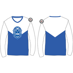 Zeta Phi Beta Soror personalizado mujeres Slim Fit manga larga deportes camisetas entrenamiento Yoga Tops cuello en V ropa activa camiseta - Product Image 4
