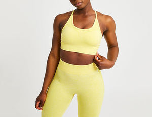 Nouveaux ensembles de yoga pour femmes, vêtements de sport pour femmes, vêtements de sport pour la salle de sport, ensembles de yoga pour le fitness, leggings pour le fitness, soutiens-gorge de sport, ensembles sans couture pour femmes - Product Image 3