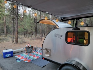 Custom <b>Mini</b> Teardrop Camper Trailer MiniTravel Trailer Compact Teardrop Camping Trailer for Sale - Product Image 4
