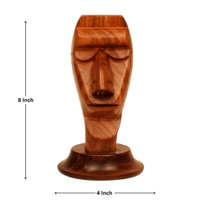 Support de présentation artistique en forme de visage pour lunettes, idéal pour vitrine - Product Image 3