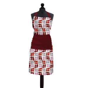 Style vintage 100% coton écologique sans manches imprimé tablier étanche cuisine taille pour refroidissement artisanat cuisine jardinage - Product Image 1