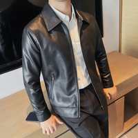 Veste en cuir pour homme de haute qualité, style streetwear, imperméable, vente en gros, veste en toile
