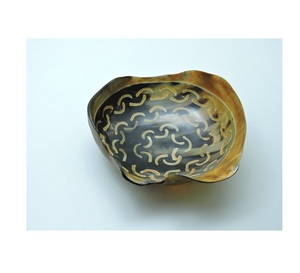 Cuencos de Cuerno Natural Hechos a Mano de Estilo Lujoso para Servir Ensaladas Decorativas y Vajilla Elegante, Cuencos de Cuerno Medievales de la India - Product Image 1